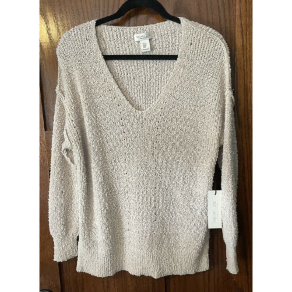 Rachel Zoe Cream Knitted Sweater